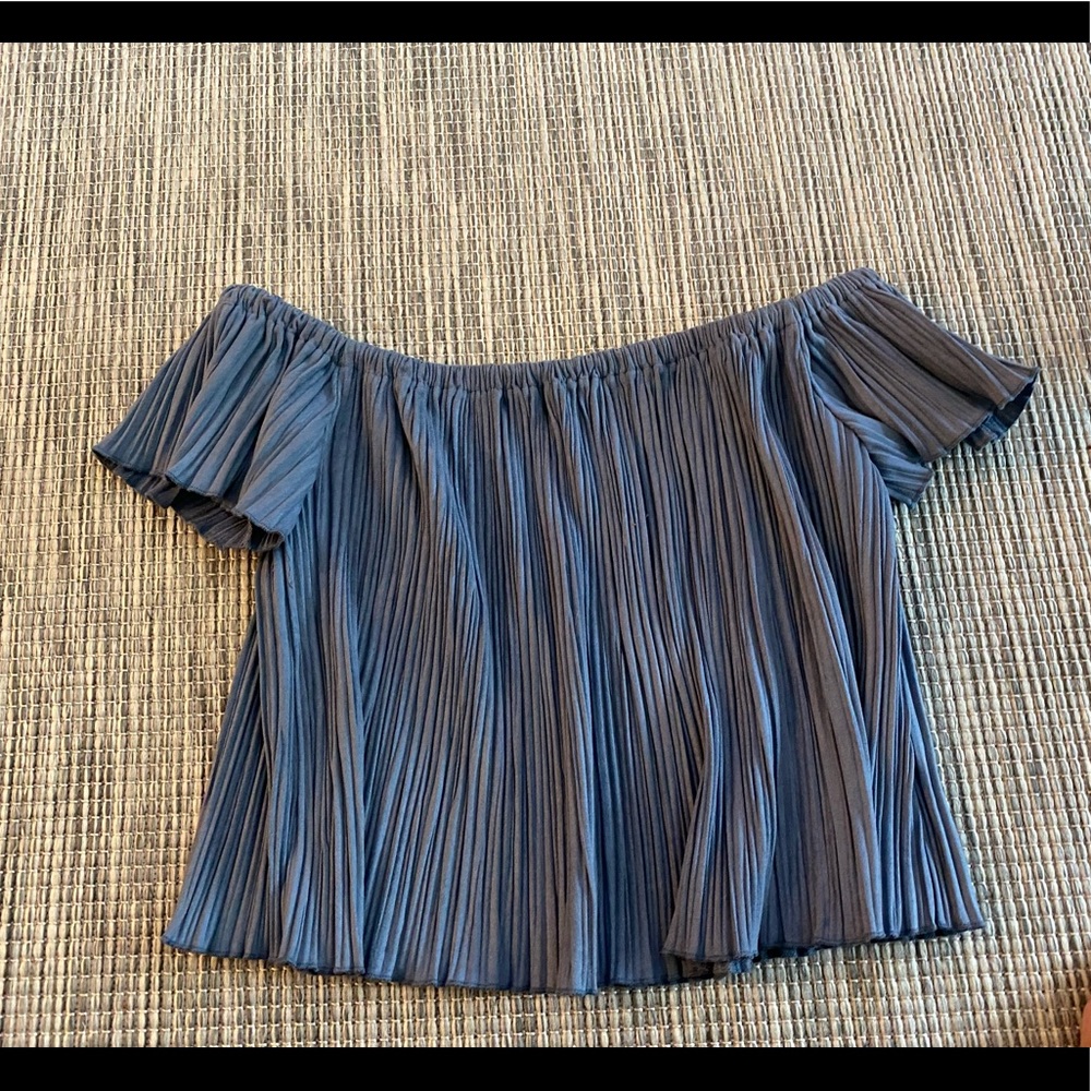 Off the shoulder crop top